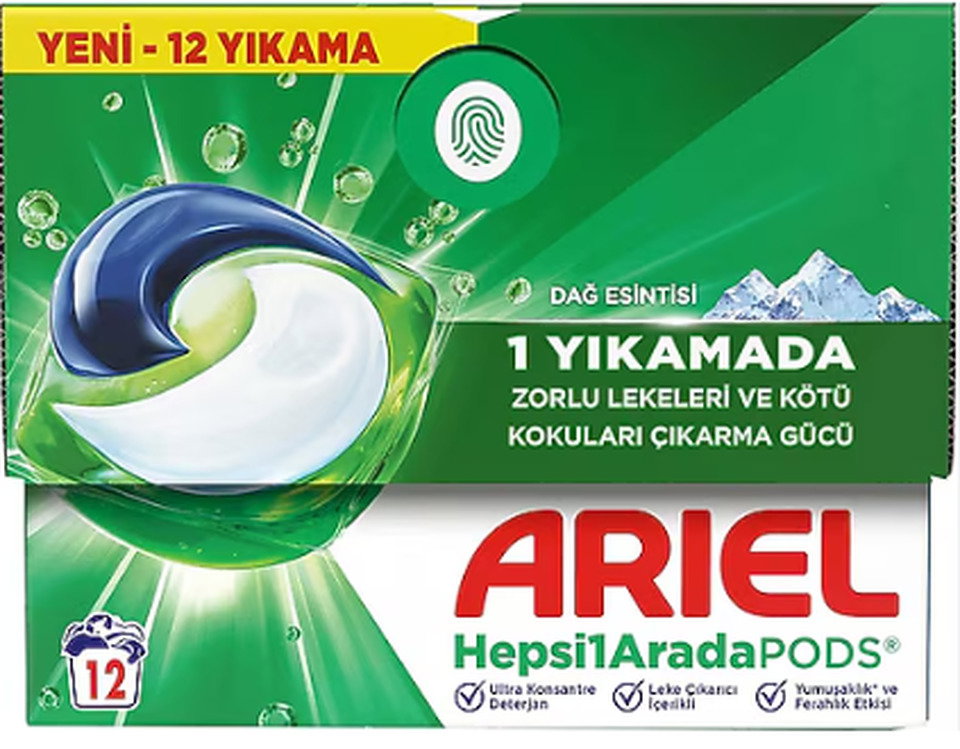 ARİEL PODS KAPSÜL DETERJAN 12'Lİ
